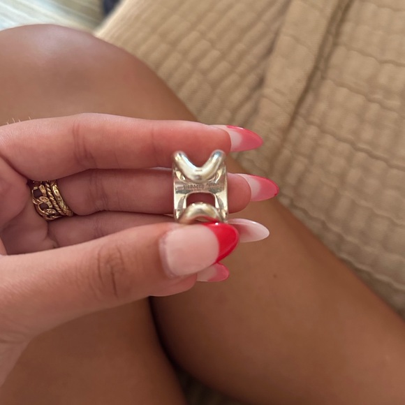 Hermes Osmose Silver Ring - Picture 2 of 6